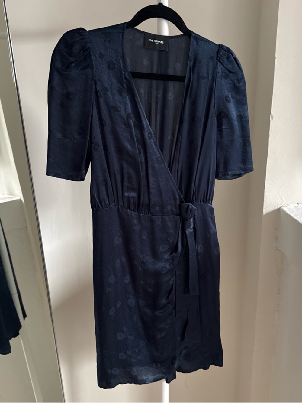 The Kooples Navy Wrap Dress